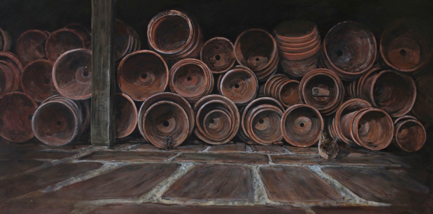 wren_potting_shed_original_painting_by_ian_griffiths
